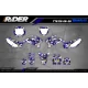 Kit adesivos moto KIT ADESIVOS MOTOCROSS FOX CAMO azul (ref:prda9e)