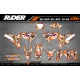 Moto graphics GRAPHICS MOTOCROSS FOX CAMO orange (ref:prda9c)