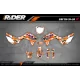 Moto graphics GRAPHICS MOTOCROSS FOX CAMO orange (ref:prda9c)