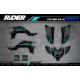 Kit adhesivos moto KIT ADHESIVOS Motocross YAMAHA VERTEX TEAL