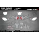 Kit adesivos mota KIT ADESIVOS Motocross HONDA HRC SMX Team PROGRESSIVE | GREY
