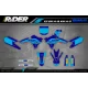 Stickerset motor STICKERSET Motocross en Supermot YAMAHA blue teal