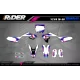 Motorcycle graphics Graphics Motocross YAMAHA 93th blue clicli