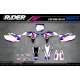 Motorcycle graphics Graphics Motocross YAMAHA 93th blue clicli