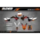 Stickerset moto Stickerset Motocross KTM perso - VORTEX