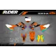 Kit adesivos moto Kit adesivos Motocross KTM SX SXF EXC - ORANGE DRIFTING