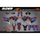 Kit adesivos moto Kit adesivos SUPERMOT personalizável - SKULL TREES