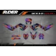 Kit adesivos moto Kit adesivos SUPERMOT personalizável - SKULL TREES