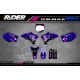 Motorrad Dekor Dekor YZ YZF Motocross YAMAHA RETRO BLUE