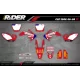 Kit adesivos moto KIT ADESIVOS Motocross HONDA | HRC RED WINGS