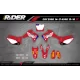 Kit adesivos moto KIT ADESIVOS Motocross HONDA | HRC RED WINGS