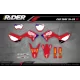 Kit adesivos moto KIT ADESIVOS Motocross HONDA | HRC RED WINGS