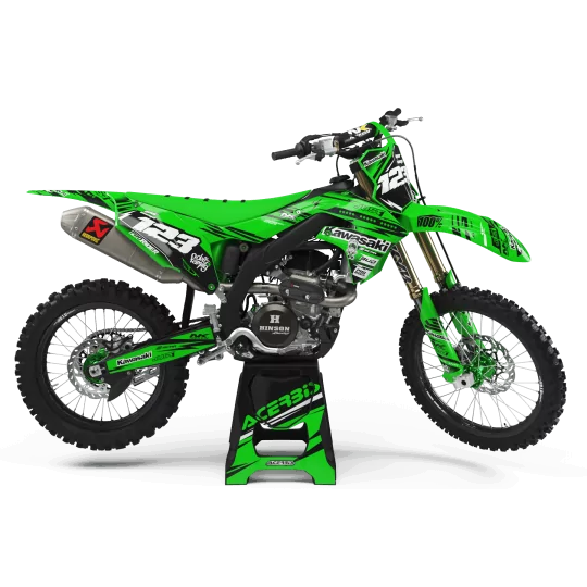 STICKERSET motor Stickerset Motocross KAWASAKI JUST1 GREEN