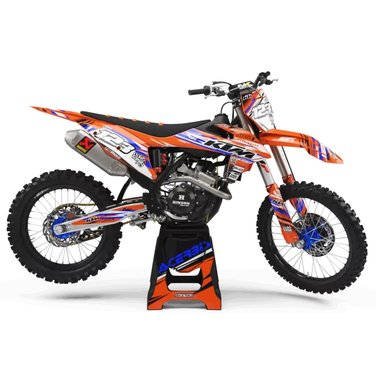 STICKERSET moto Stickerset Motocross KTM JUST1 BLUE