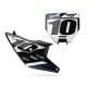 Motorstickerset STICKERSET NUMMERBORDACHTERGRONDEN PERSO HUSQVARNA Alkar Black White