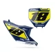 Grafiche moto GRAFICHE SFONDI TARGHE PERSONALIZZATI HUSQVARNA Kantik Yellow Blue