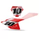 DEKOR Motorrad Dekor NUMMERNSCHILD-HINTERGRÜNDE PERSO GASGAS Alkav Red White
