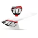STICKERSET motor STICKERSET NUMMERPLAAT ACHTERGRONDEN PERSO GASGAS Alkav White Red
