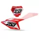 DEKOR Motorrad DEKOR KENNZEICHENHINTERGRÜNDE CUSTOM GASGAS Vortax Red White