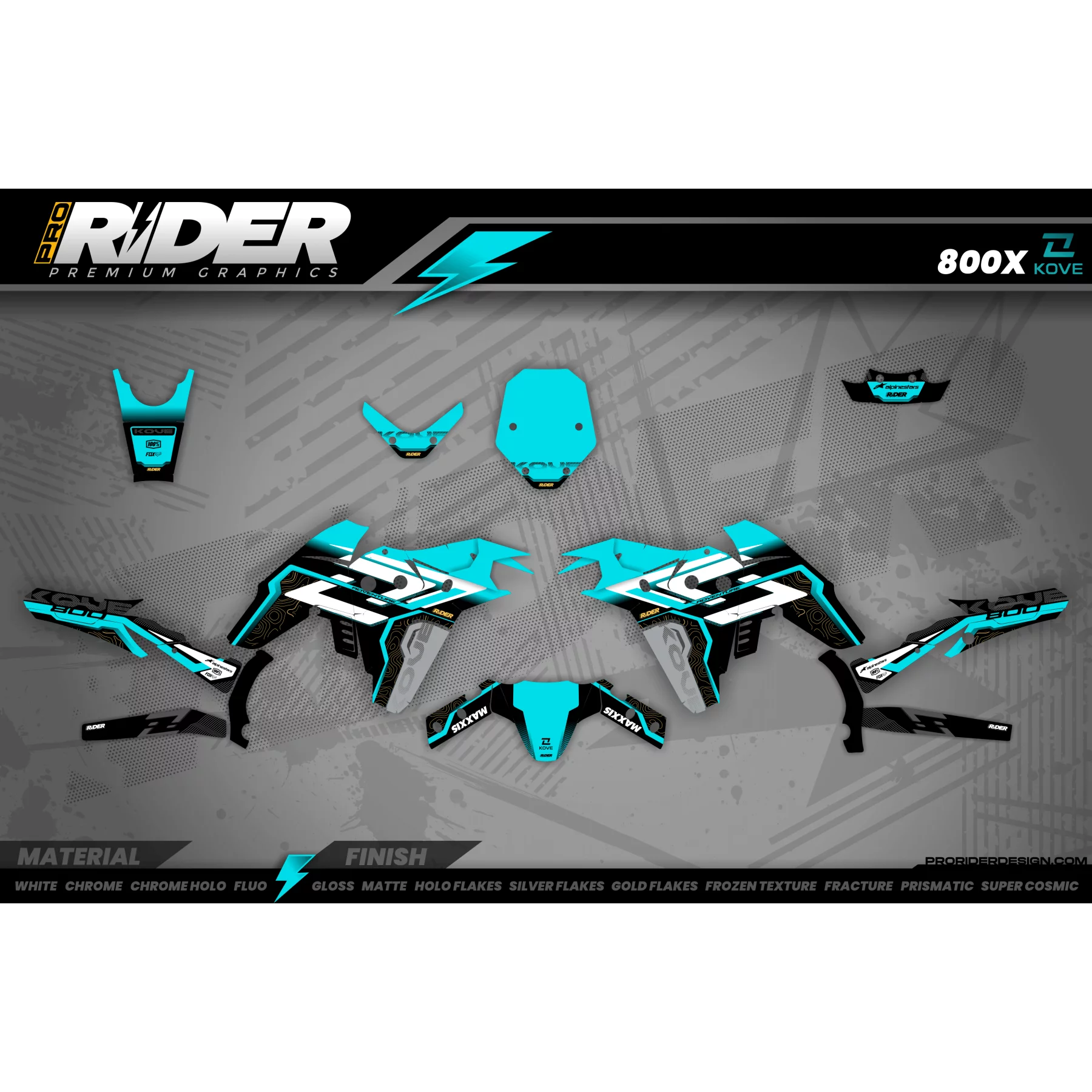 Grafiche moto grafiche KOVE 800 / 510 / 450 Rally | Bajax