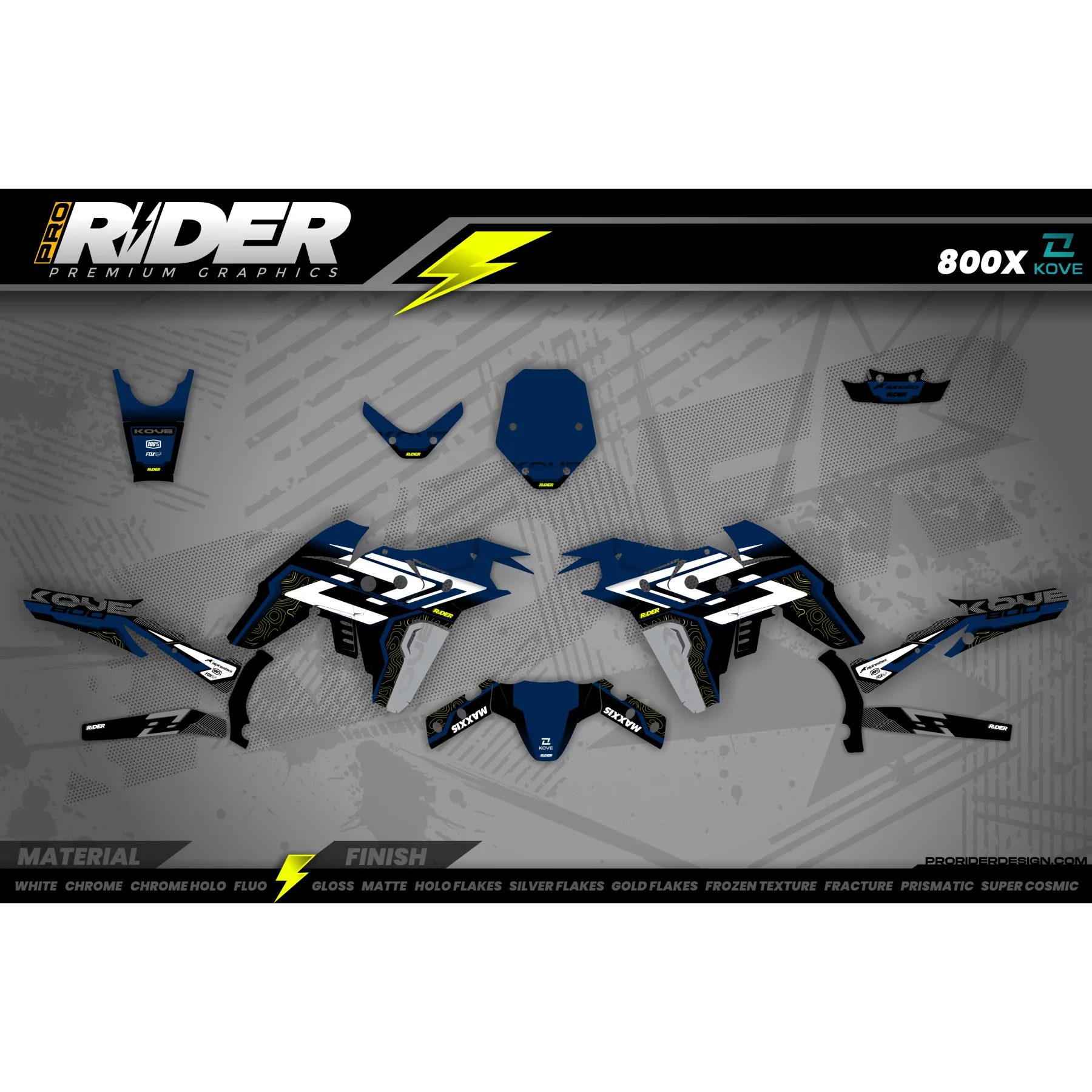 Kit adesivos moto Kit adesivos KOVE 800 / 510 / 450 Rally | Vantop