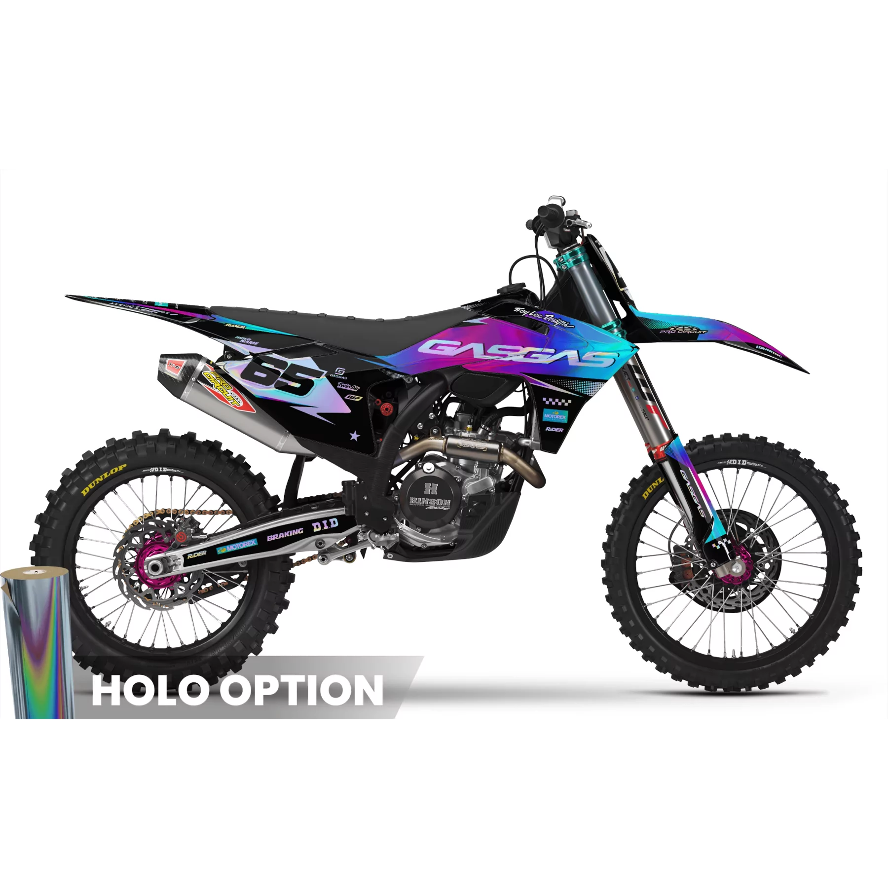 grafiche moto Grafiche MOTOCROSS GASGAS GRADIENT PULSE