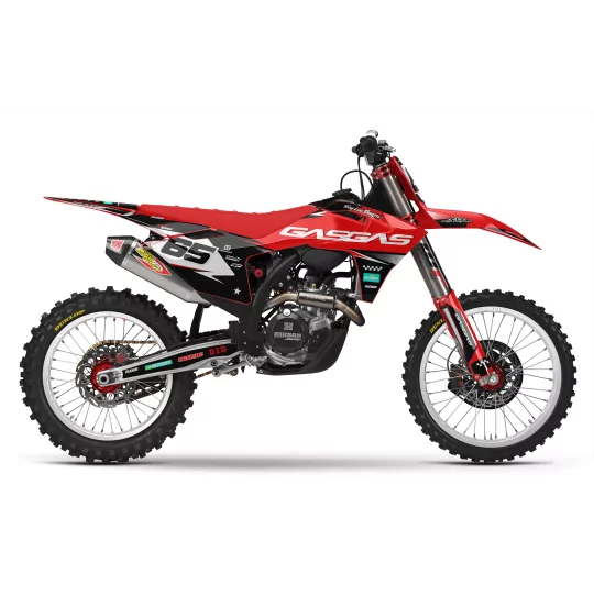 Kit adesivos moto KIT ADESIVOS MOTOCROSS GASGAS RED PULSE