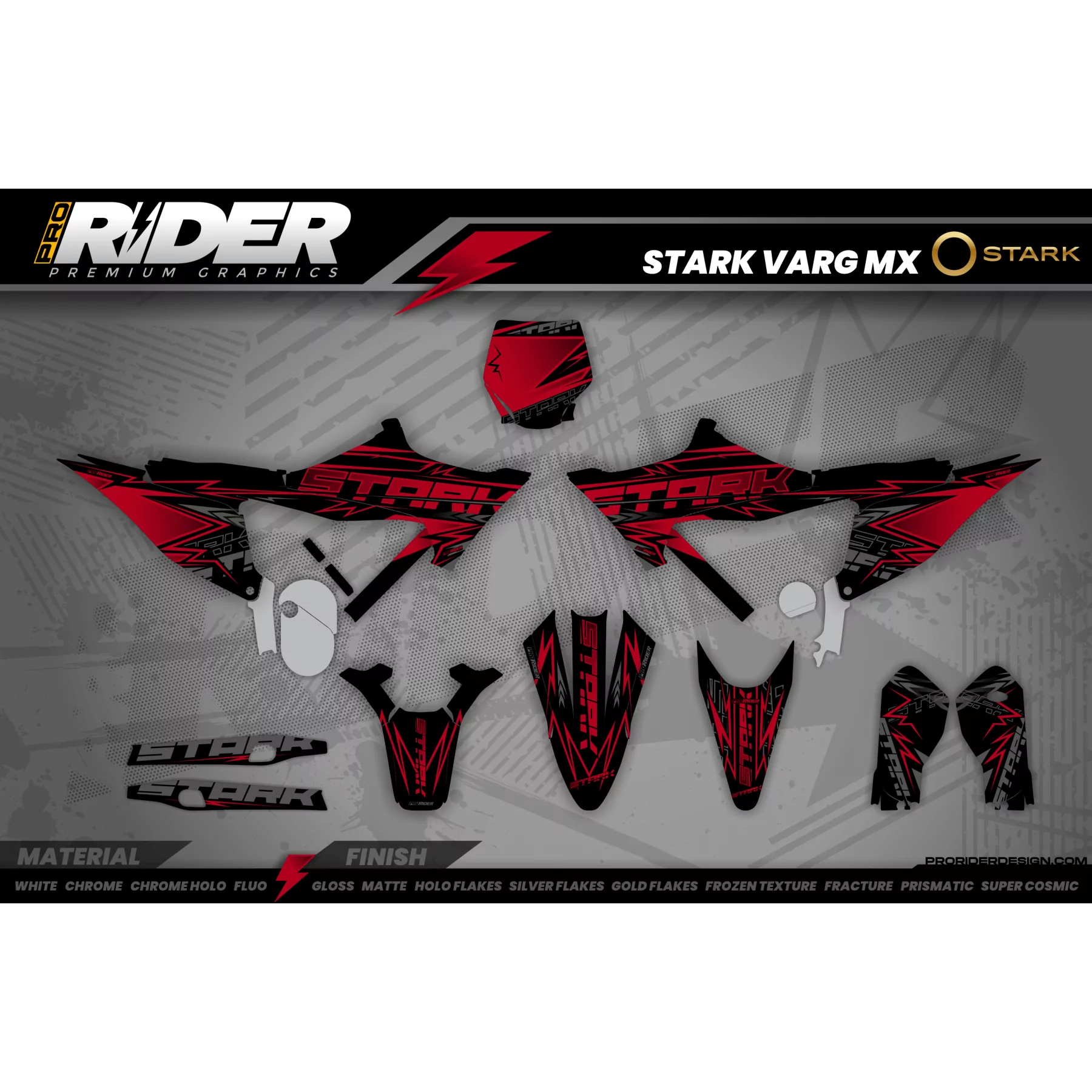 Motorrad Dekor DEKOR Motocross STARK FUTURE 