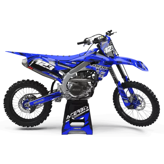 STICKERSET motorstickers Stickerset Motocross YAMAHA YZ YZF... JUST1 blue