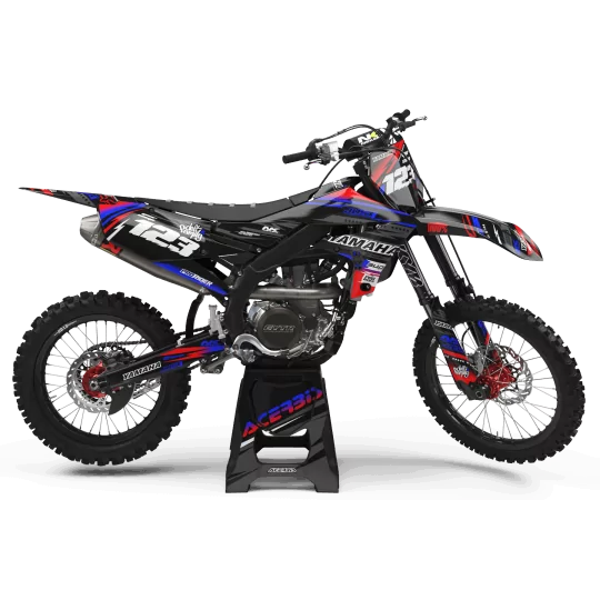 STICKERSET motorstickers Stickerset Motocross YAMAHA YZ YZF... JUST1 black