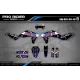 Kit adesivos mota KIT ADESIVOS MOTOCROSS PERSONALIZADO LUCAS OIL preto (ref:prda23h)