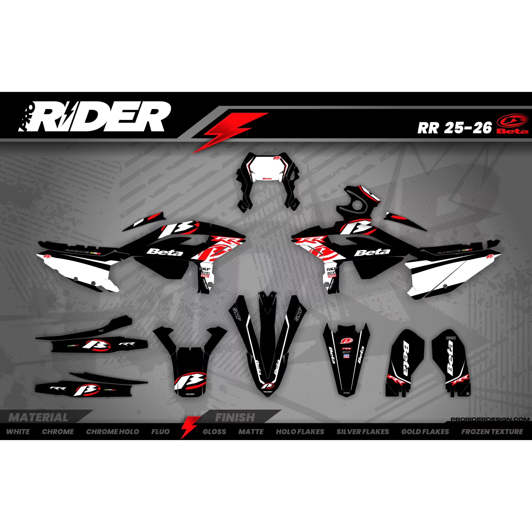 Grafiche moto GRAFICHE MOTOCROSS BETA ALL 'RIDERS T2