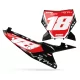 Stickerset moto STICKERSET NUMMERBORD ACHTERGRONDEN PERSO KTM AGAFAY