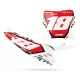 Kit adesivos moto KIT ADESIVOS FUNDOS DE PLACAS PERSONALIZADOS KTM SAYAN
