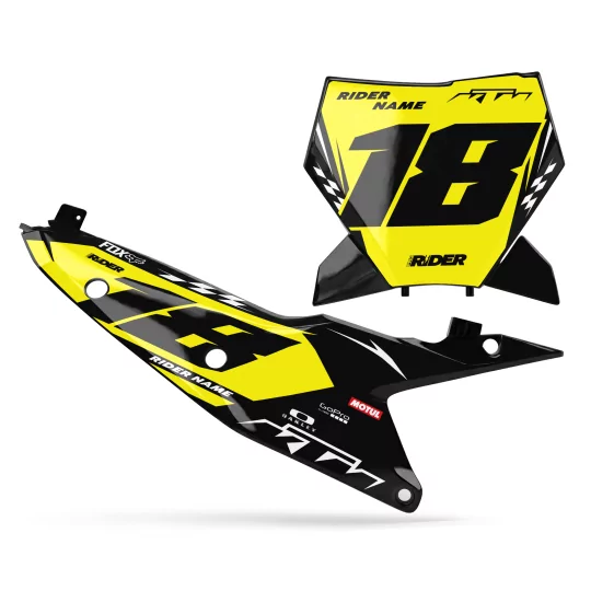 grafiche moto GRAFICHE FONDI TARGA PERSO KTM HAWK