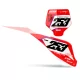 grafiche moto GRAFICHE FONDI TARGA PERSO STARK FUTURE Fuego Red White