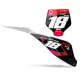 Grafiche moto grafiche SFONDI TARGHE PERSONALIZZATE STARK FUTURE Barett Red Black