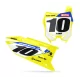 DEKOR Motorrad KIT DECO FONDS DE PLAQUES PERSO SUZUKI Contact Yellow