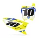 Grafiche moto GRAFICHE FONDI TARGHE PERSO SUZUKI Mount Yellow Blue
