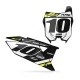 Kit adesivos moto KIT ADESIVOS FUNDOS DE PLACAS PERSO SUZUKI Mount Black White