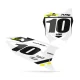 STICKERSET motorstickers STICKERSET NUMMERPLAAT ACHTERGRONDEN PERSO SUZUKI Mount White Black