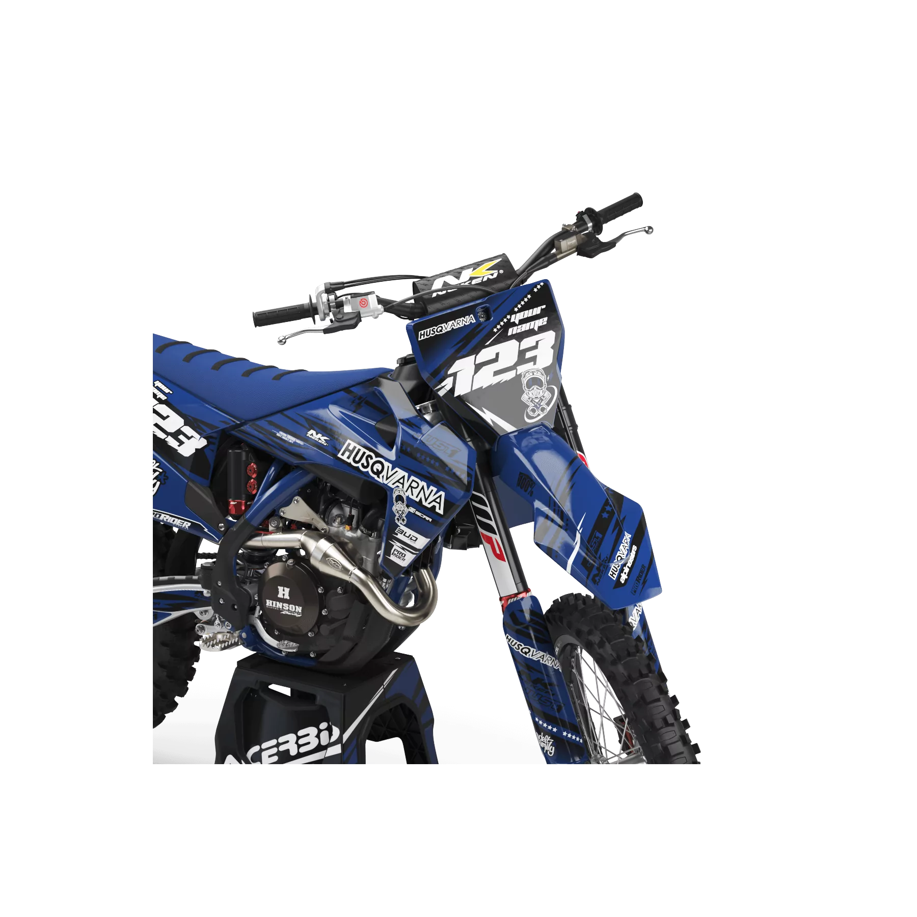 Grafiche moto GRAFICHE Motocross HUSQVARNA JUST1 DARK BLUE