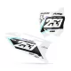 Moto stickerset STICKERSET NUMMERPLAAT ACHTERGRONDEN PERSO SUZUKI Blaze White