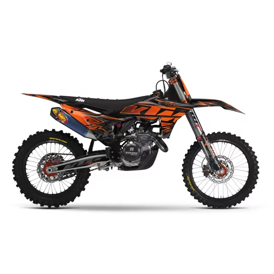 KIT ADESIVOS moto KIT ADESIVOS KTM ORANGE BOLD EFFECT