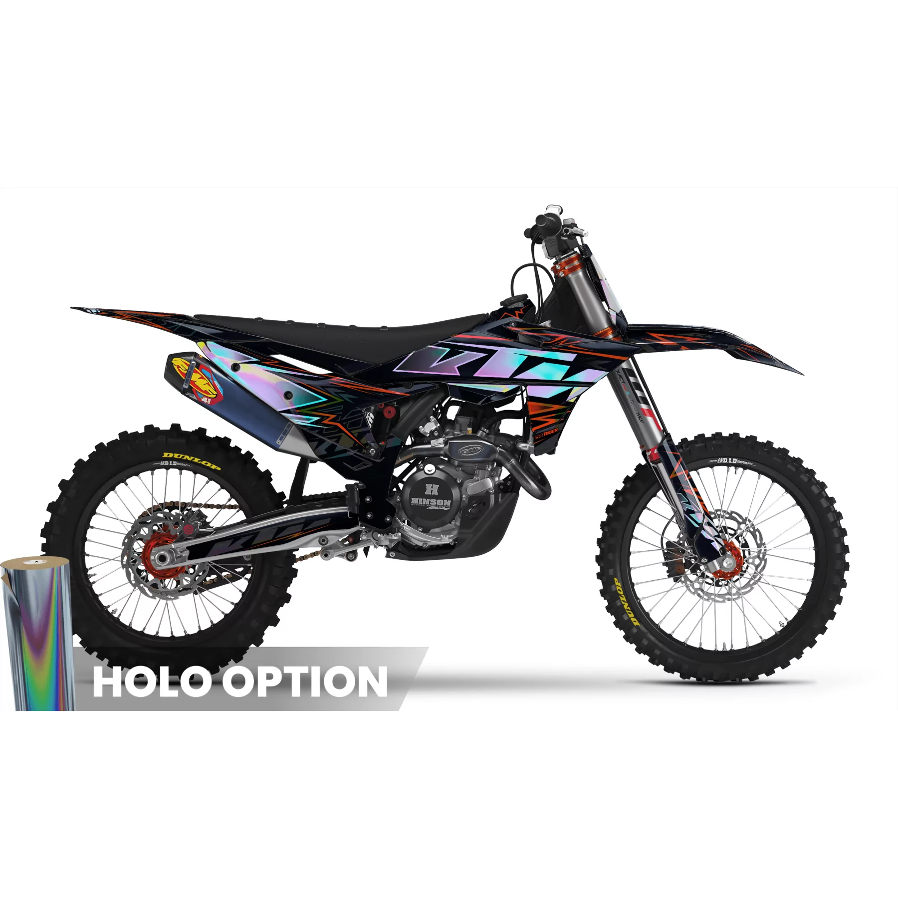 STICKERSET motor STICKERSET KTM LIGHT BOLD EFFECT