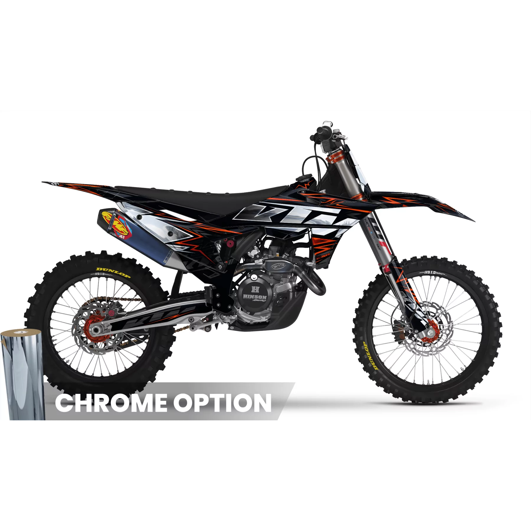 STICKERSET motor STICKERSET KTM LIGHT BOLD EFFECT