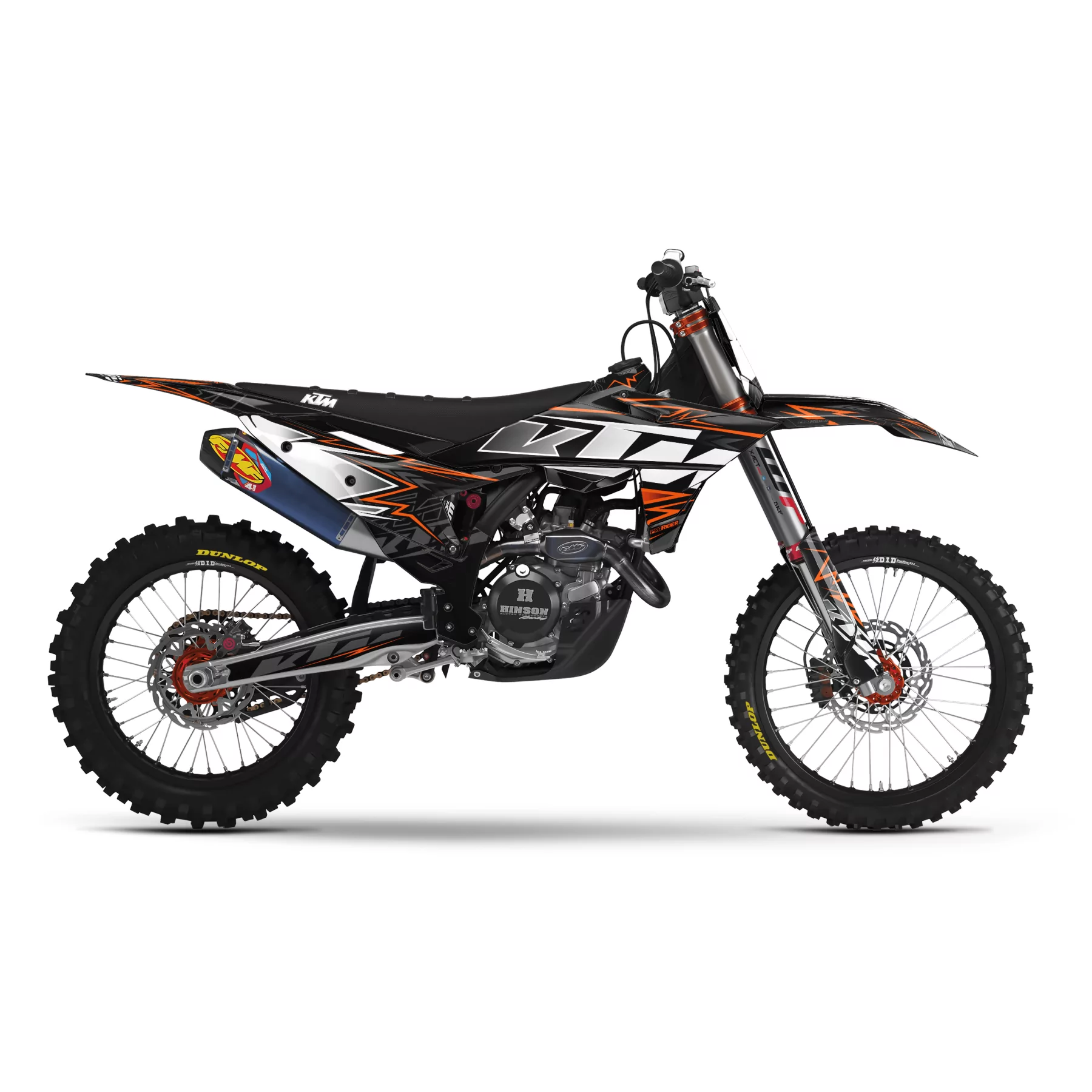 STICKERSET motor STICKERSET KTM LIGHT BOLD EFFECT
