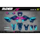 Kit adesivos moto KIT ADESIVOS Motocross PERSO UNIT NAVY