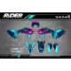 Kit déco moto KIT DECO Motocross PERSO UNIT NAVY