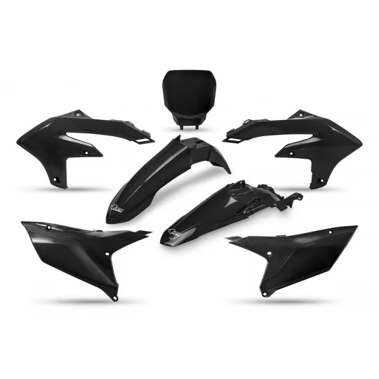 grafiche moto KIT PLASTIQUE COMPLETO nero per Yamaha YZ 250 F (2024-27) - YZ 450 F (2023-25) - YZ 250 FX (2025-27) - YZ 450 FX (